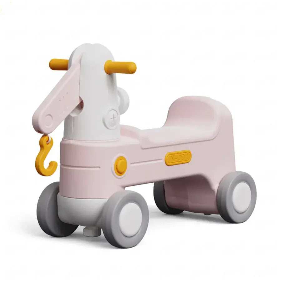 Ride-On Engineer Truck – Pink for kids in Kuwait
